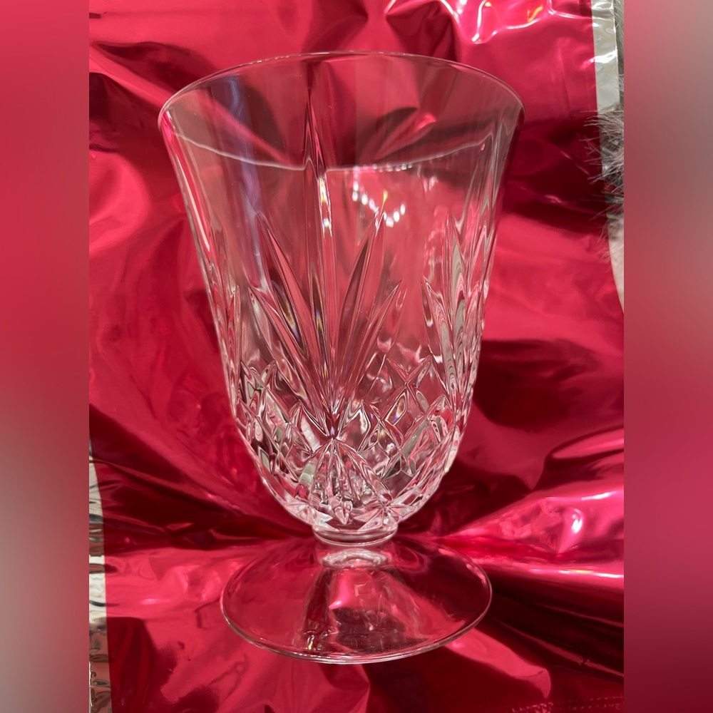NWT - RCR Set of 3 Crystal Water Goblets